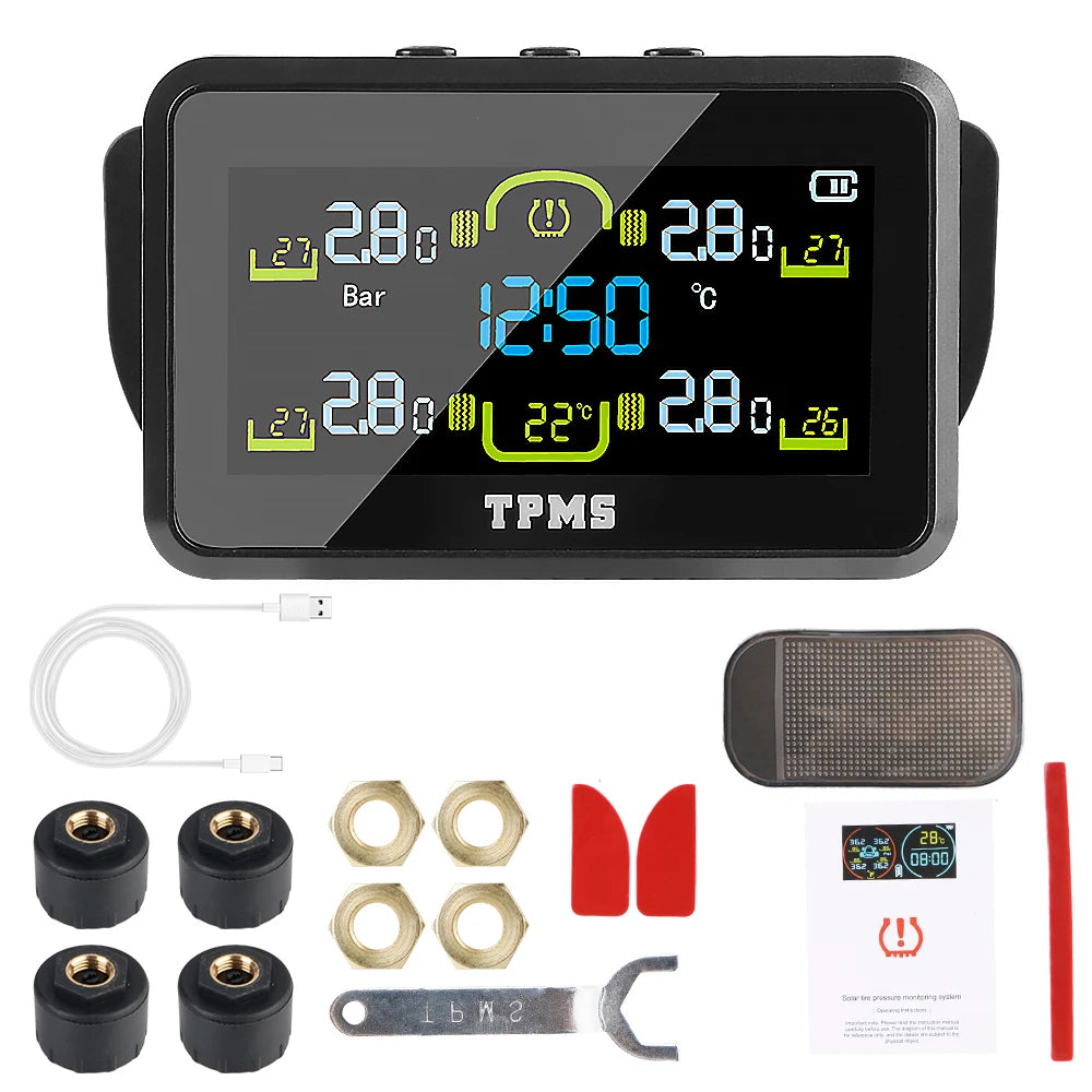 Sensor Presion de Aire Temperatura + Reloj (AUTO)(SOLAR)