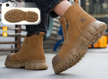 Botas de seguridad de cuero