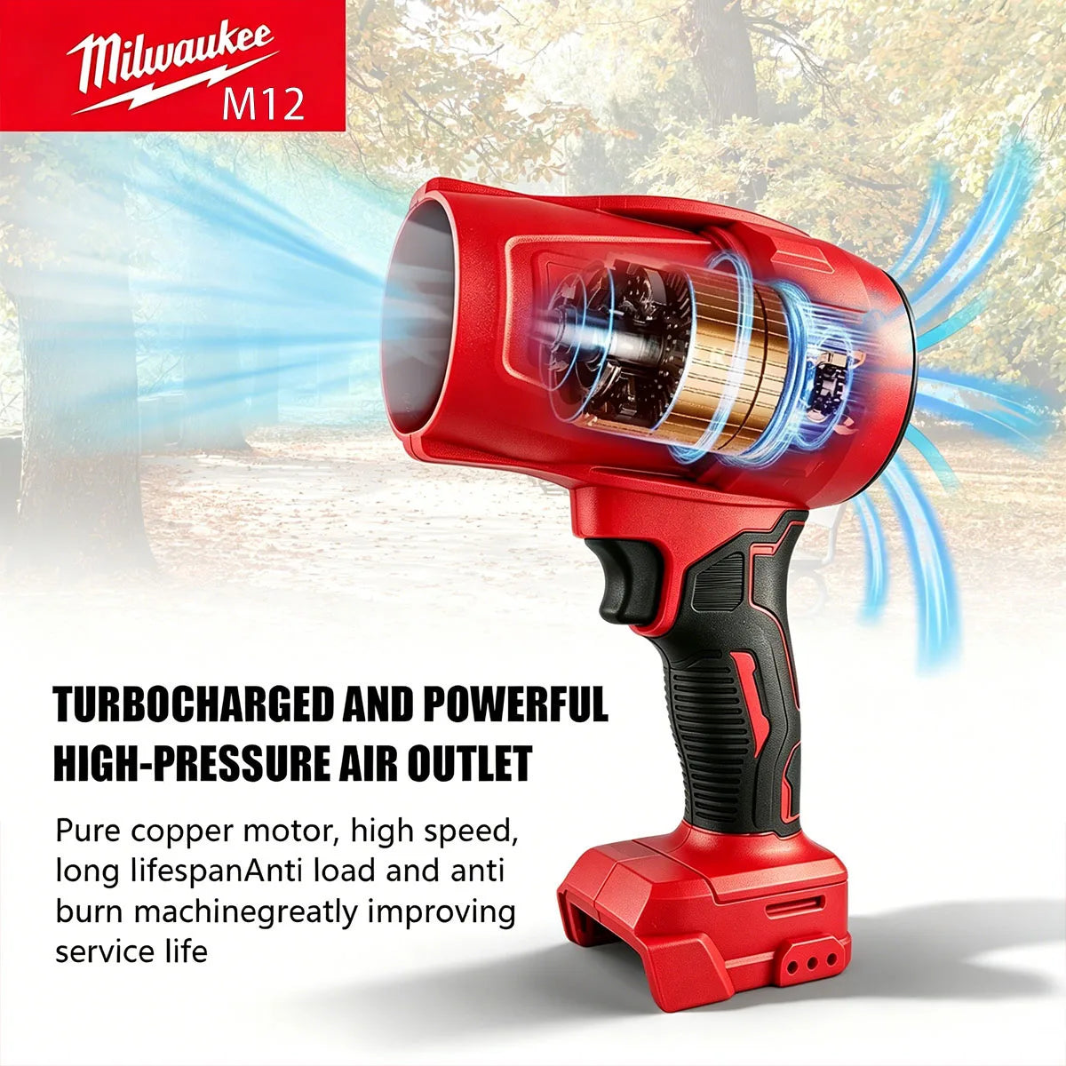 MILWAUKEE Soplador 18v.(NO INCLUYE BATERIA)