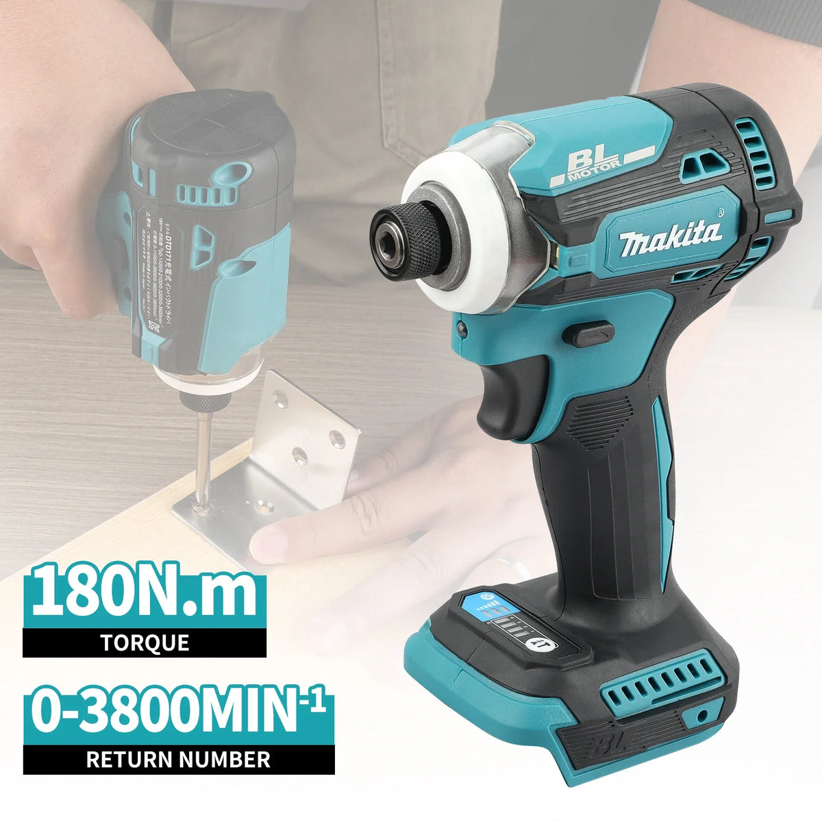 MAKITA Destornillador de Impacto DTD171 18v.(NO INCLUYE BATERIA)