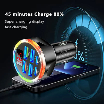 Cargador USB para Autos LED COLOR