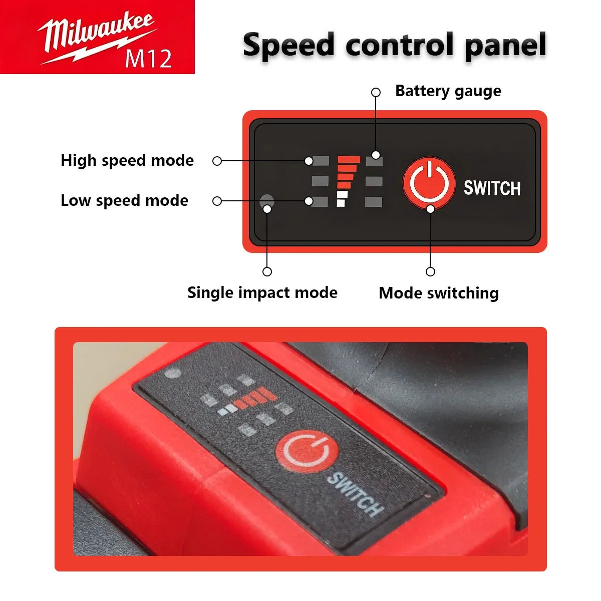 MILWAUKEE Llave de Impacto 18v.(NO INCLUYE BATERIA)