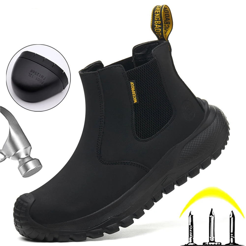 Botas de trabajo con plataforma para hombre