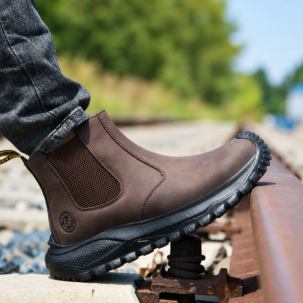 Botas de trabajo con plataforma para hombre