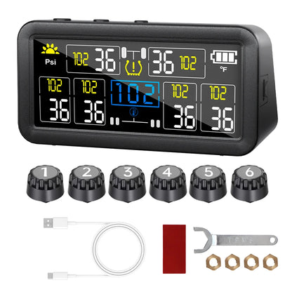 Sensor Presion de Aire Temperatura + Reloj (CAMION)(SOLAR)
