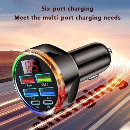 Cargador USB para Autos LED COLOR