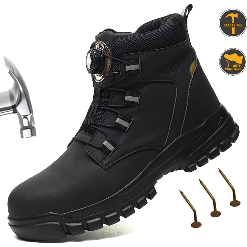 Botas de Seguridad con Botón Giratorio