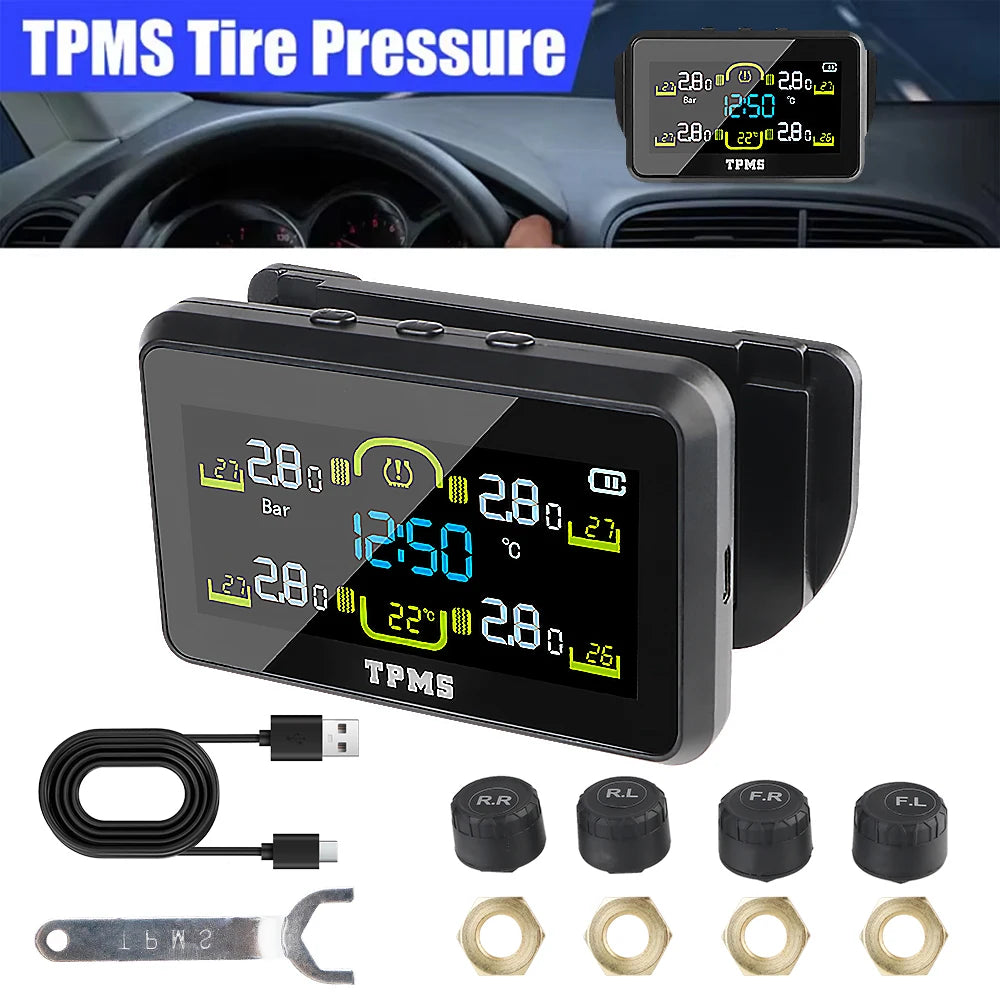 Sensor Presion de Aire Temperatura + Reloj (AUTO)(SOLAR)