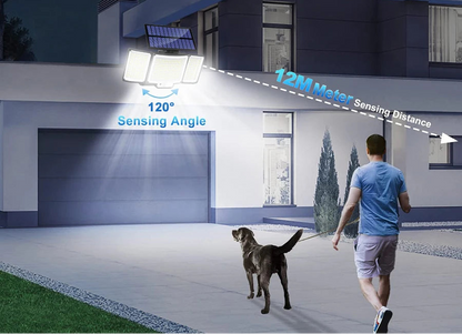 Luz Solar para exteriores, 348 LED