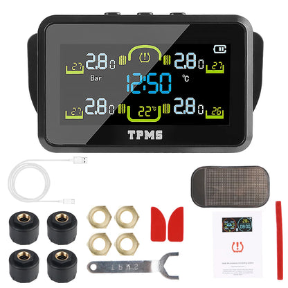 Sensor Presion de Aire Temperatura + Reloj (AUTO)(SOLAR)