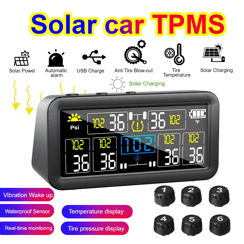 Sensor Presion de Aire Temperatura + Reloj (CAMION)(SOLAR)