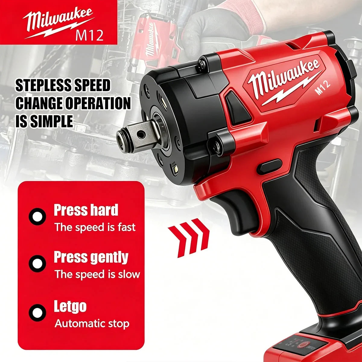MILWAUKEE Llave de Impacto 18v.(NO INCLUYE BATERIA)
