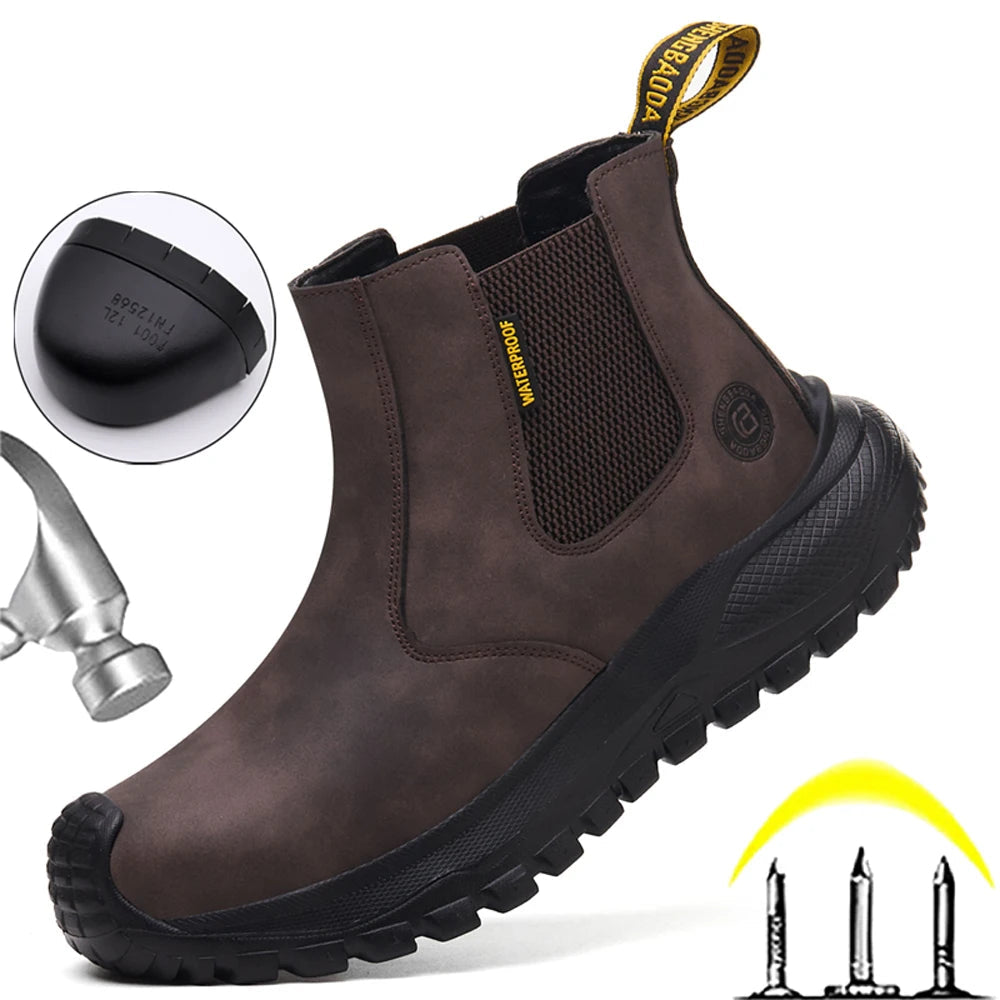 Botas de trabajo con plataforma para hombre