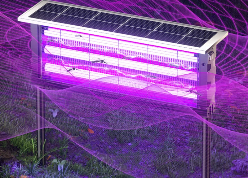 Lámpara antimosquitos para jardín  SOLAR
