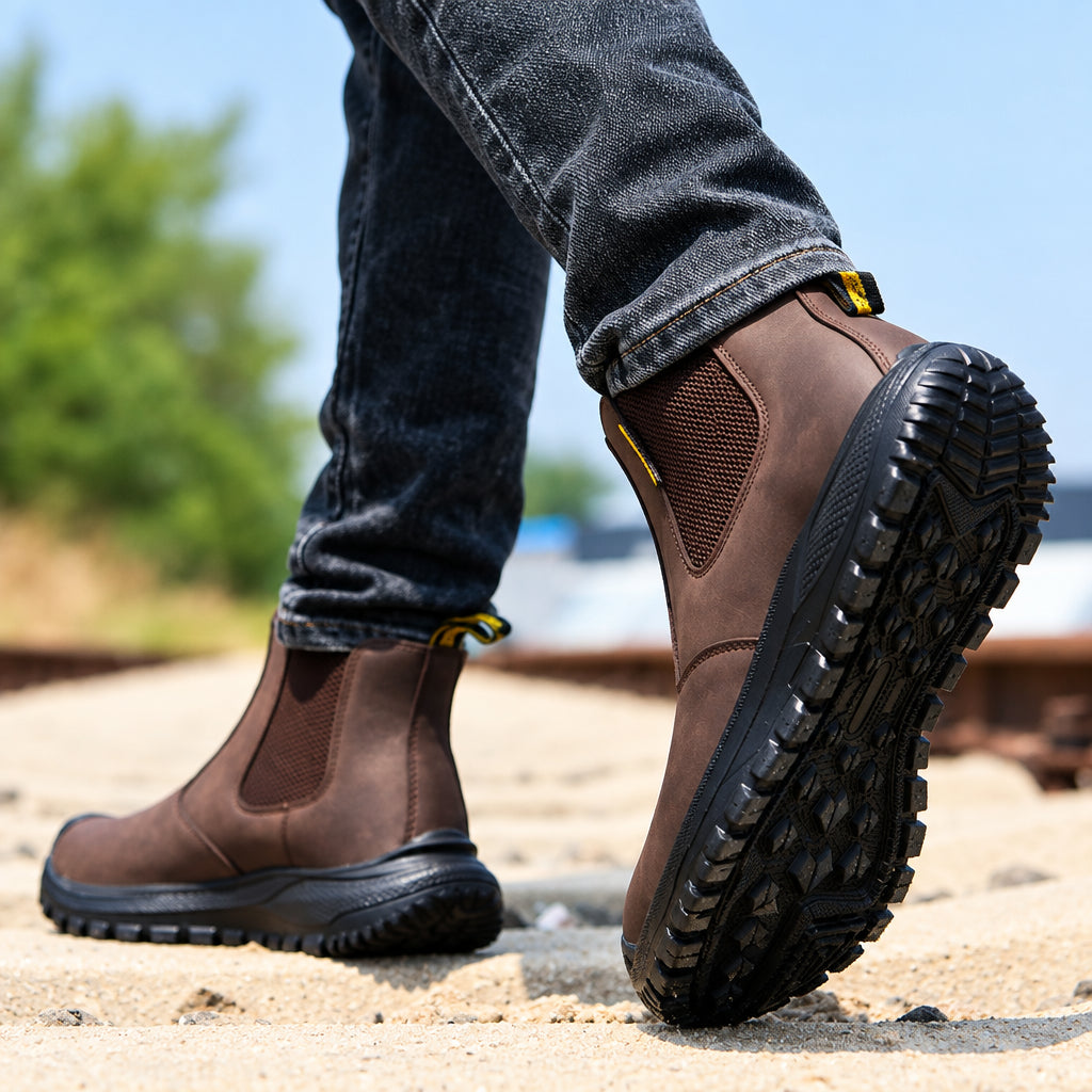 Botas de trabajo con plataforma para hombre
