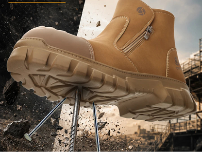 Botas de seguridad de cuero