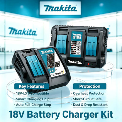 Cargador de Batería Makita DC18RD