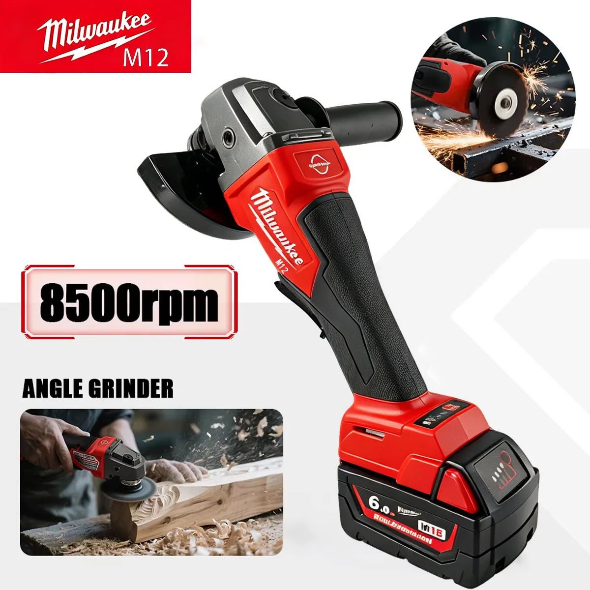 MILWAUKEE Amoladora DTW700 18v.(NO INCLUYE BATERIA)