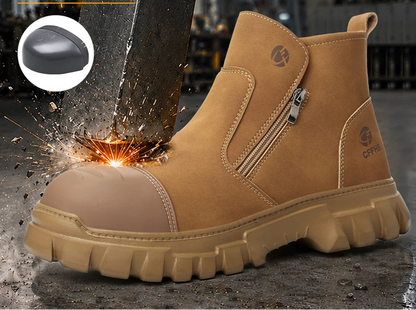 Botas de seguridad de cuero