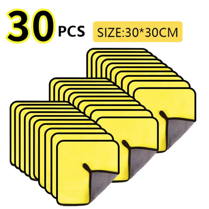 Toalla de Nano fibra para coche 30pcs