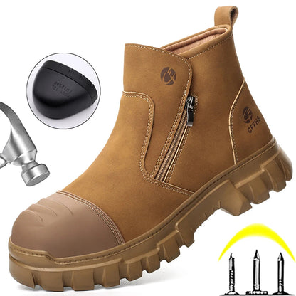 Botas de seguridad de cuero