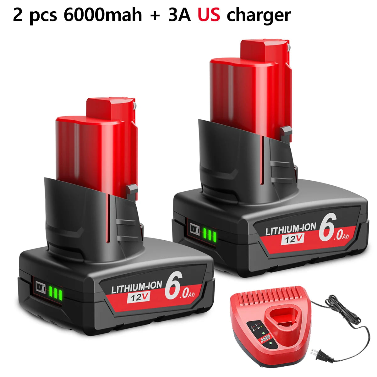 MILWAUKEE M12 (Batería y cargador COMPATIBLE)