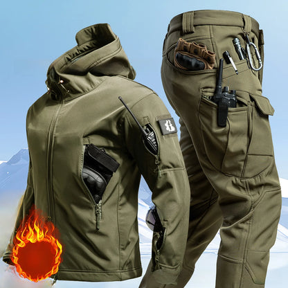 Conjunto de Chaqueta y Pantalones de Invierno