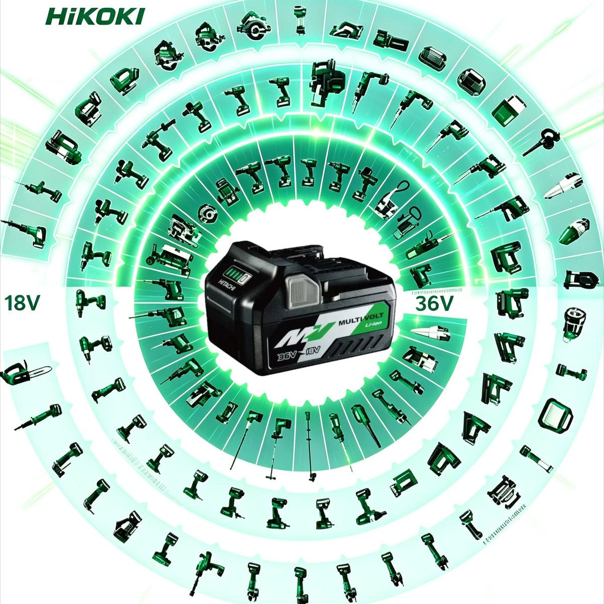 HiKOKI Batería Multivoltage & Cargador (ORIGINAL)